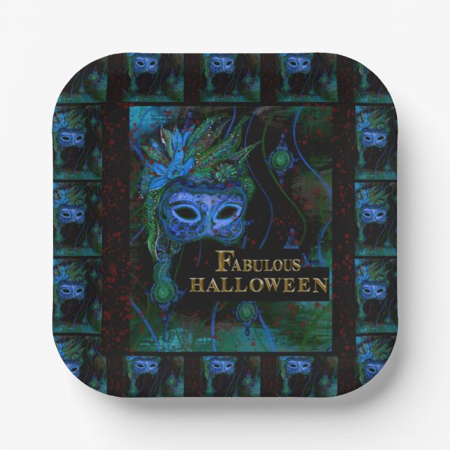 Halloween  paper plates (Front)