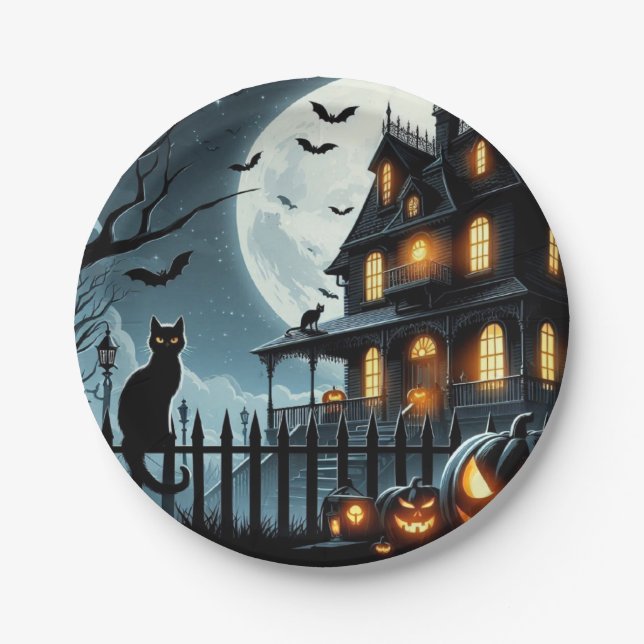 Halloween Paper Plates (Front)