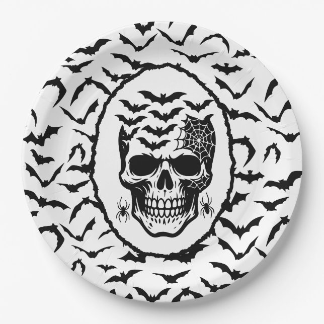 Halloween     paper plates (Front)