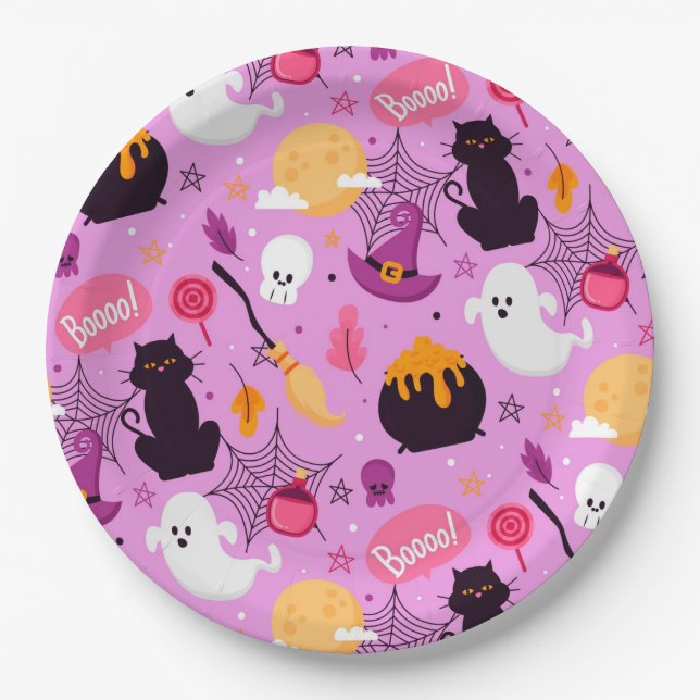 Halloween Paper Plates (Front)
