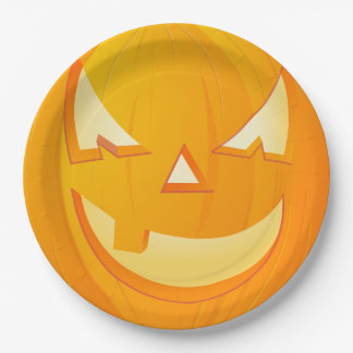 Halloween paper plates