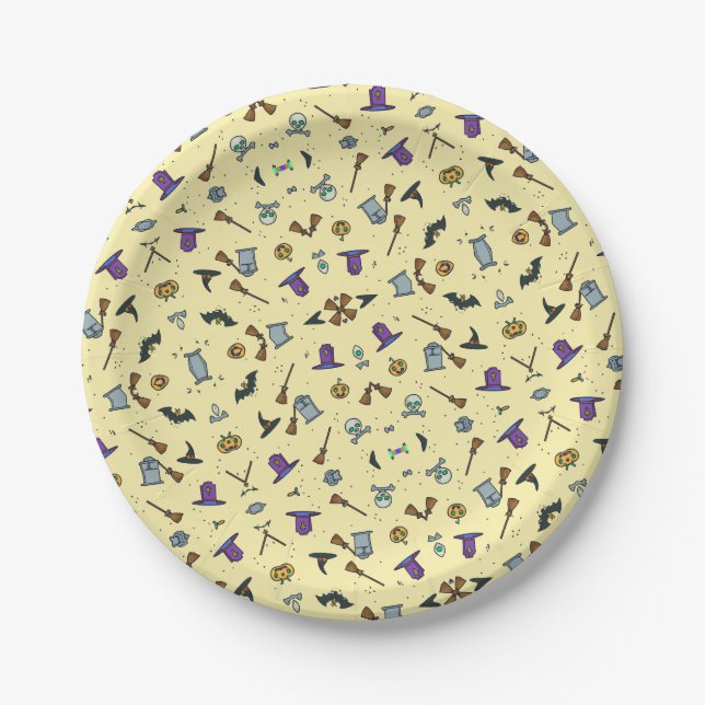 Halloween  paper plates (Front)