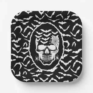 Halloween paper plates