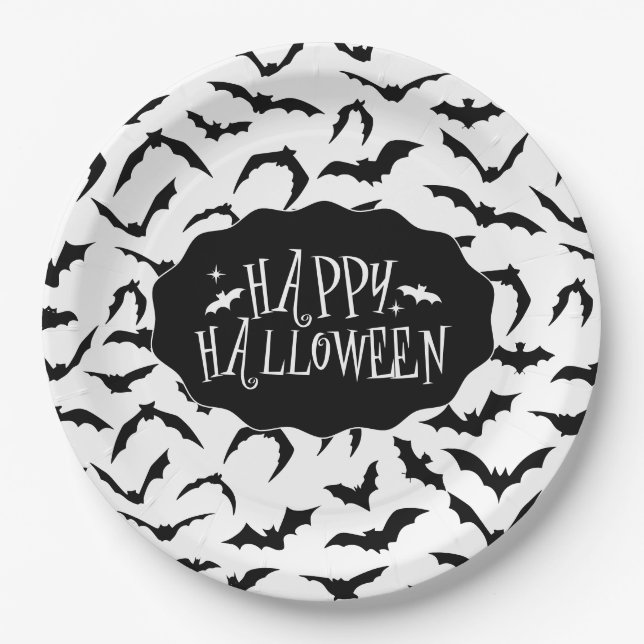 Halloween  paper plates (Front)