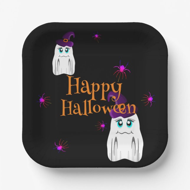 Halloween Paper Plates (Front)