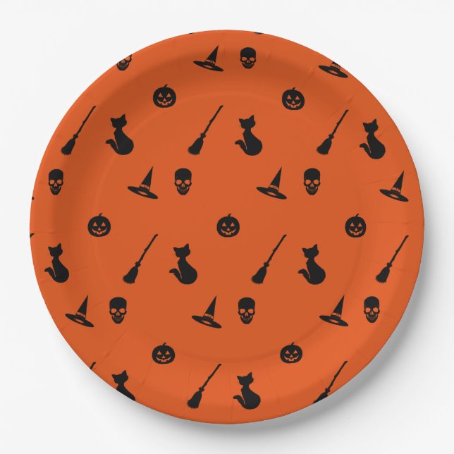Halloween Paper Plates (Front)