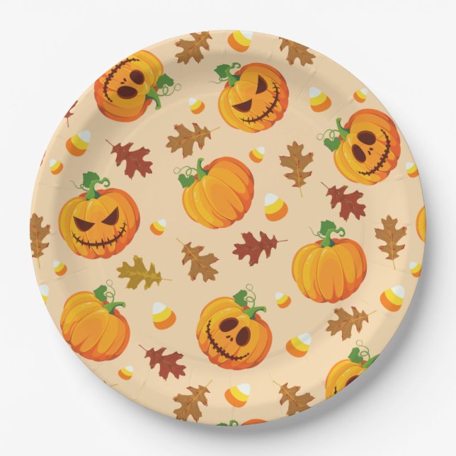 Halloween Paper Plates (Front)