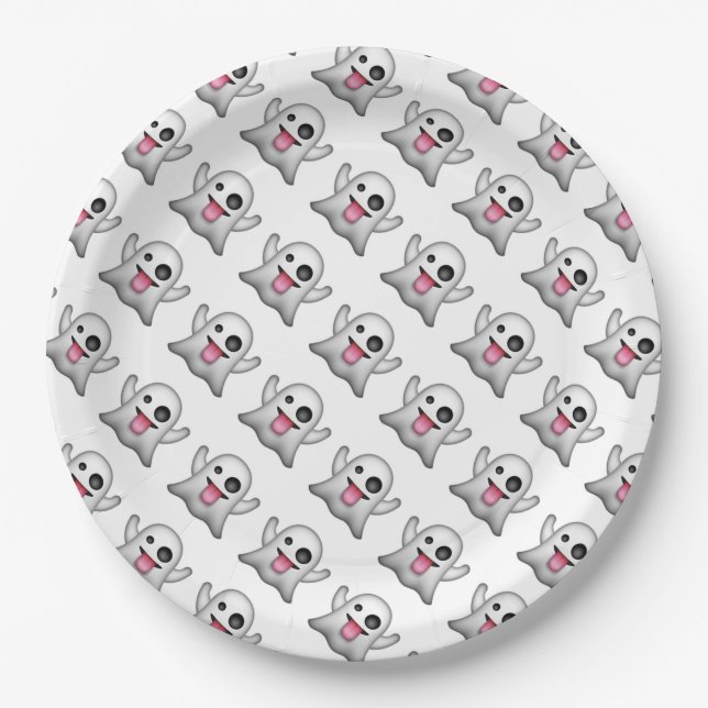 Halloween Paper Plates/Ghost Plates (Front)
