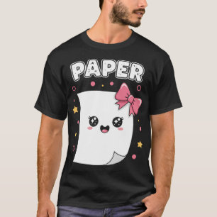 Halloween Paper Scissors Rock Matching Cute Costum T-Shirt