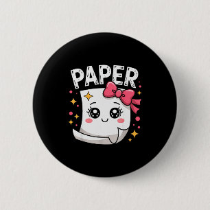 Halloween Paper Scissors Rock Matching Cute Paper Button
