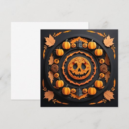 Halloween Papercuat Mandala (Front/Back)
