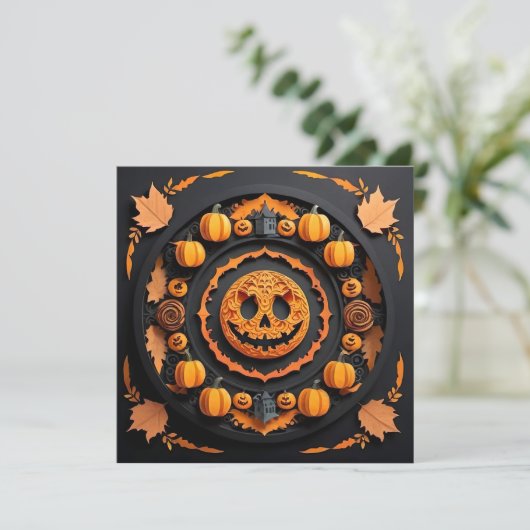 Halloween Papercuat Mandala (Standing Front)