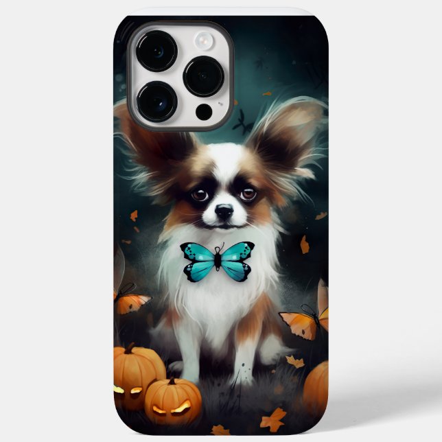 Halloween Papillon With Pumpkins Scary  Case-Mate iPhone Case (Back)