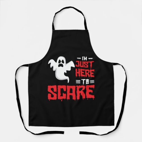 Halloween Paranormal Ghost Hunters Horror Fans Apron