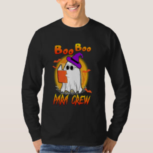 Halloween Paraprofessional Boo Boo Crew Spooky Gho T-Shirt