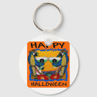 HALLOWEEN PARROTS KEYCHAIN