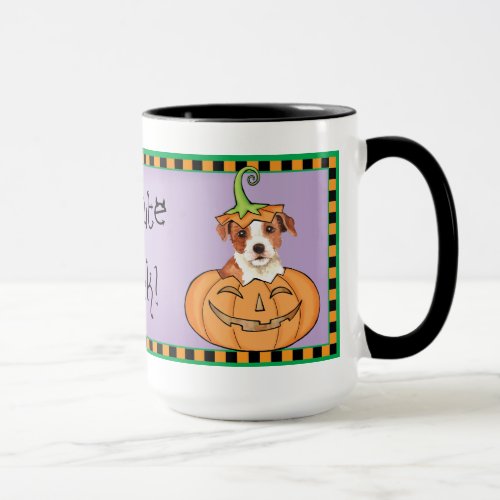 Halloween Parson Russell Terrier Mug