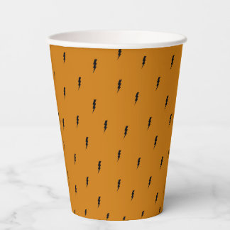 Halloween part paper cup lighting bolts