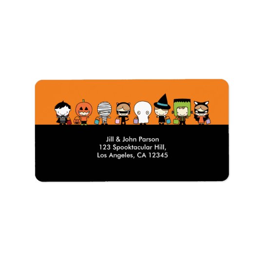 Halloween Party Address Label | Zazzle.com