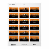 Halloween Party Address Label | Zazzle