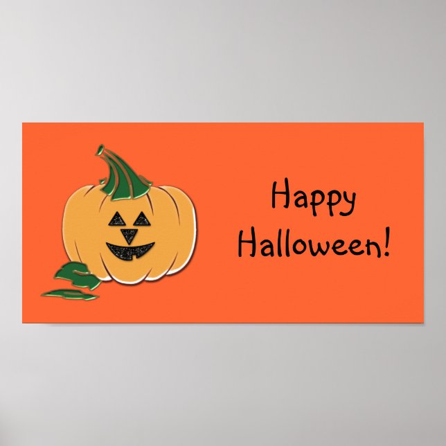 Halloween Party Banners Poster (Front)