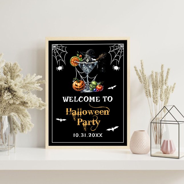 Halloween Party Beautiful Drinking Cocktail Foam Board (Creator Uploaded)