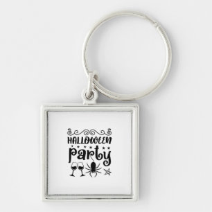 Halloween Party Birthday Keychain