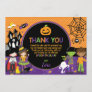 Halloween Party Birthday Party Thank You Card