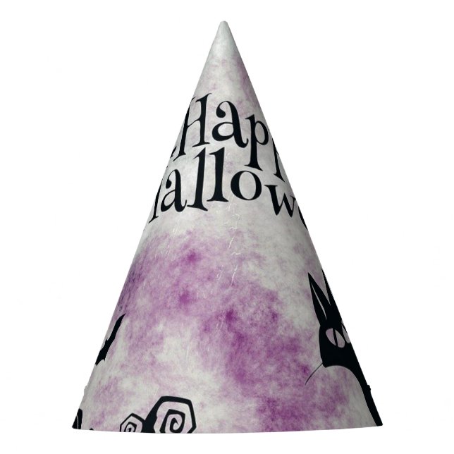 Halloween Party Black Cat Evil Pumpkins Scary Owls Hat (Front)