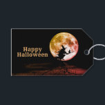 Halloween Party Black Night Full Moon Scary Gift Tags<br><div class="desc">Halloween Party Black Night Full Moon Scary Gift Tags. Unique,  beautiful,  stylish design. Easy to be personalized. Font style,  size and colors can be changed. Matching items are available.</div>