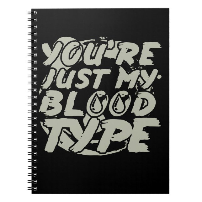 Halloween Party Blood Notebook (Front)