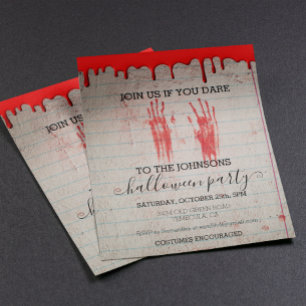 Halloween Party Budget Scary Bloody Hands