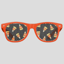Halloween Party Candy Corn Retro Sunglasses