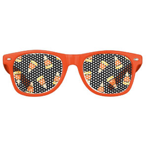 Halloween Party Candy Corn Retro Sunglasses