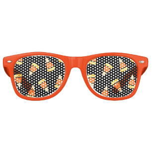 Halloween Party Candy Corn Retro Sunglasses