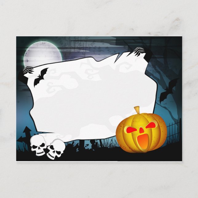 Halloween Party Card (Front)