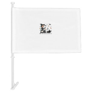 Halloween Party Cat Mom Costume Long Sleeve T-Shir Car Flag