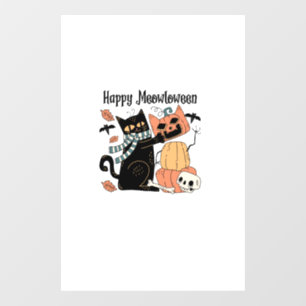 Halloween Party Cat Mom Costume Long Sleeve T-Shir Window Cling