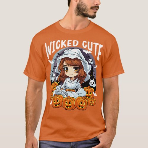Halloween Party Chibi Wicked Cute T_Shirt