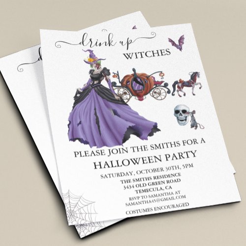 Halloween Party Cinderella Witch Zombie