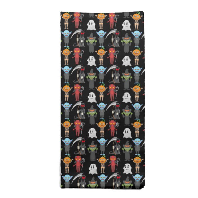 Halloween Party Cloth Napkins (Folded)