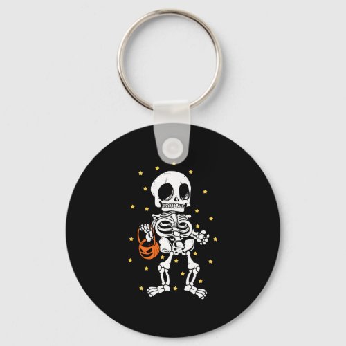 Halloween Party Costume For Skeleton Pumpkin Fans  Keychain