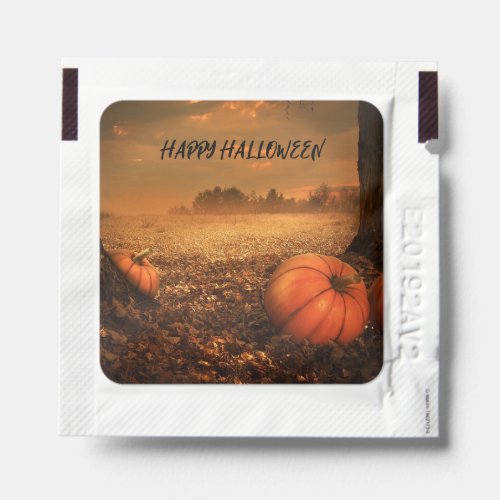 Halloween Party Creepy Ghosts Pumpkins Field Hand Sanitizer Packet