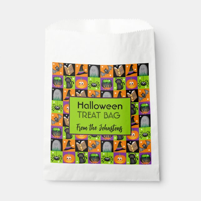 Halloween Party Custom Treat Tote Bag (Front)