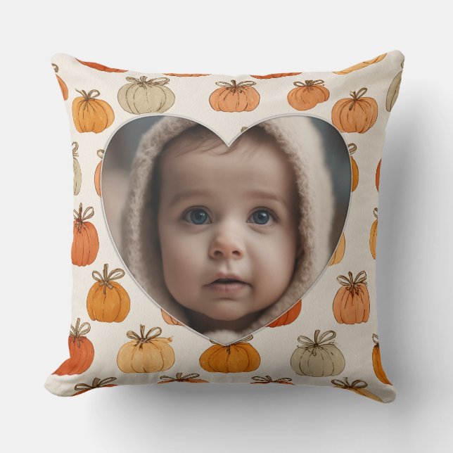 Halloween Party Decor Photo Throw Pillow (Front)