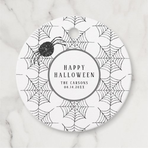 Halloween Party Decorations Spiders Web Gift Favor Tags