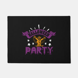 Halloween Party                                    Doormat