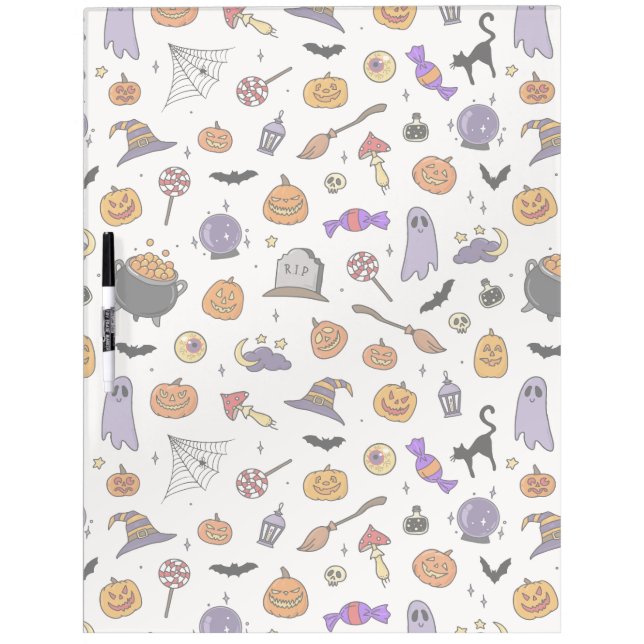 Halloween Party Dry Erase Board (Front)
