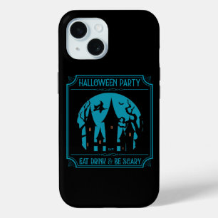 HALLOWEEN PARTY, EAT, DRINK & BE SCARY halloween iPhone 15 Case