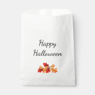 Halloween Party Elegant Fall Foliage Favor Bag